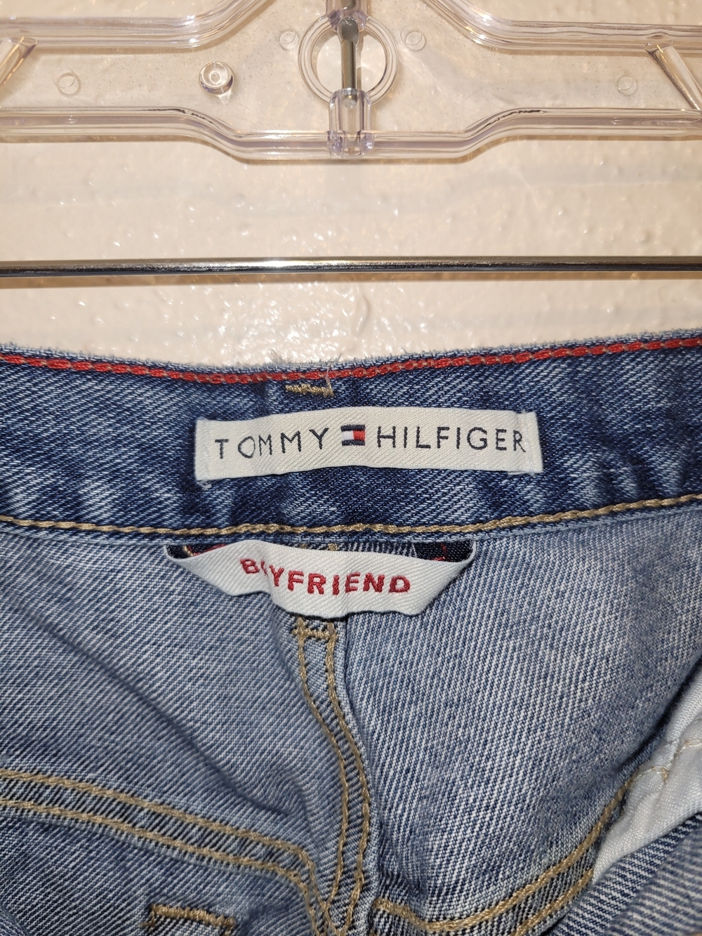 Tommy Hilfiger Womans Boyfriend Denim Jean Vintage Y2K - Picture 5 of 8